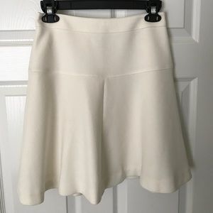 White Banana Republic A-Line Skirt Size 0